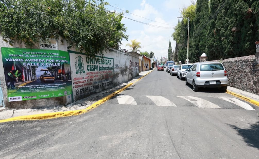 Ecatepec rehabilita 17 calles tras 25 años; vecinos y gobierno repavimentan Villas del Sol 1. Foto: Especial