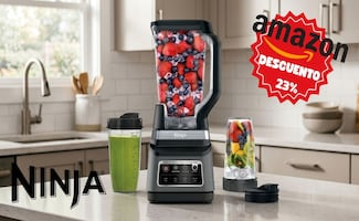 Amazon rebaja licuadora Ninja Pro DUO con jarra y vasos portátiles; poder profesional desde casa