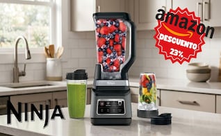 Amazon rebaja licuadora Ninja Pro DUO con jarra y vasos portátiles; poder profesional desde casa