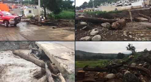 Se desborda de nuevo río en San Gabriel, Jalisco