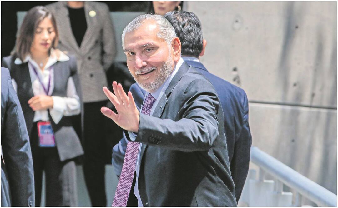 Adán Augusto presenta iniciativa de “supremacía constitucional” en el Senado; prevén sea dictaminada inmediatamente. Foto: Gabriel Pano / EL UNIVERSAL