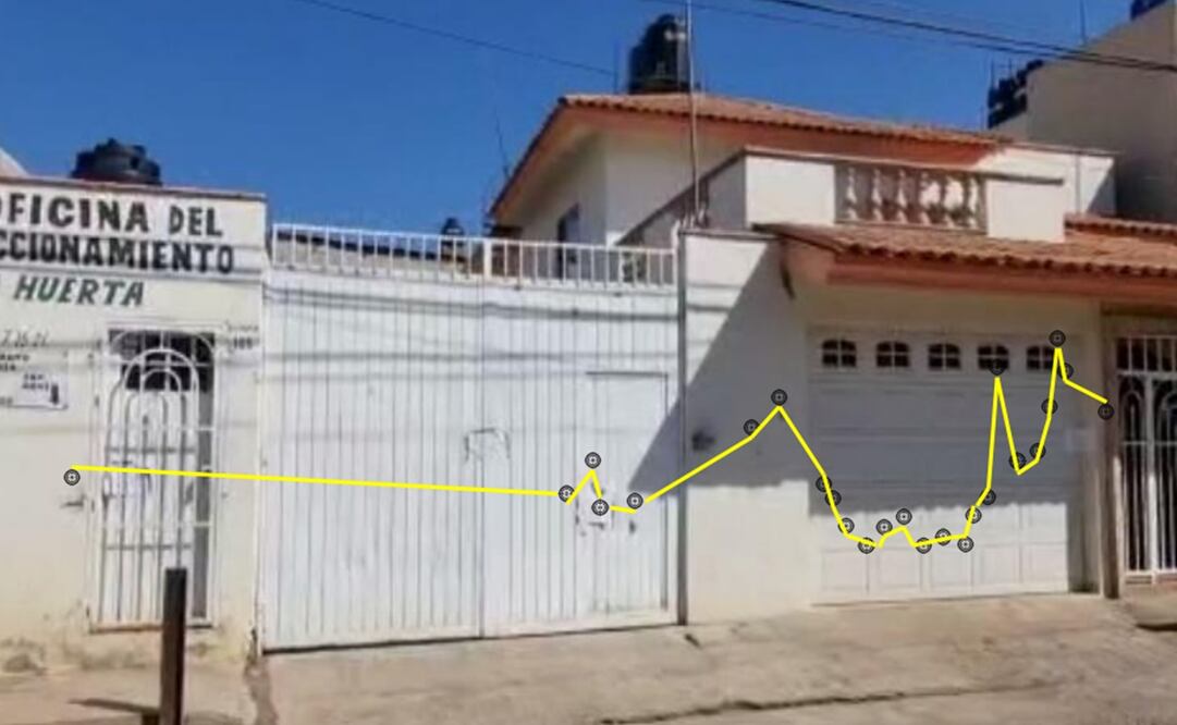 En la calle Reforma se encontraron 94 cartuchos percutidos. Foto: SSPC