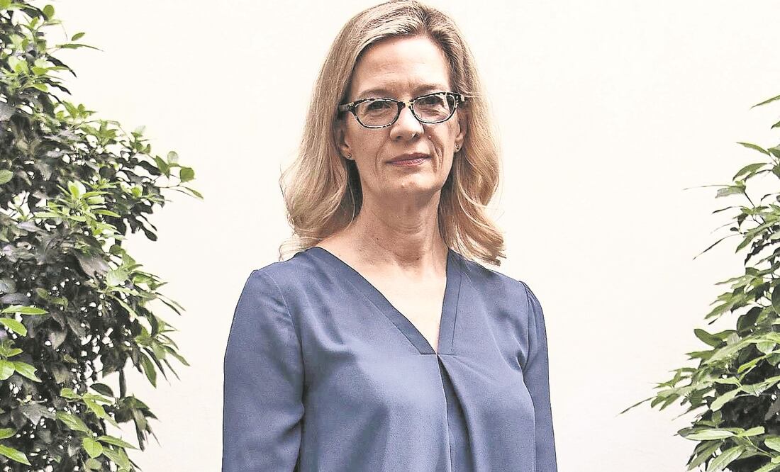 Louise Godbold se dijo feliz del arresto del Harvey, (CHRISTOPHE ARCHAMBAULT. AFP)