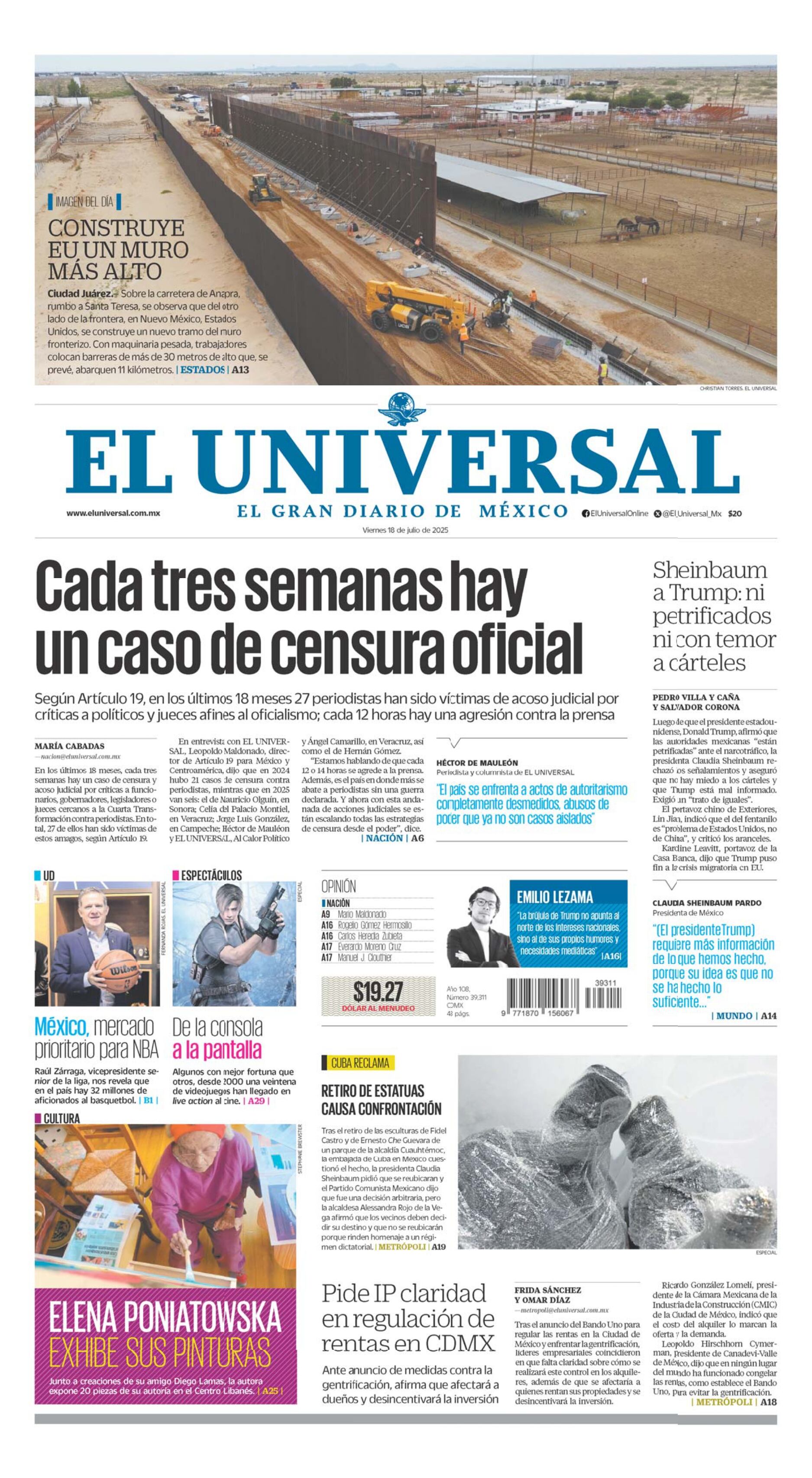Portada impresa