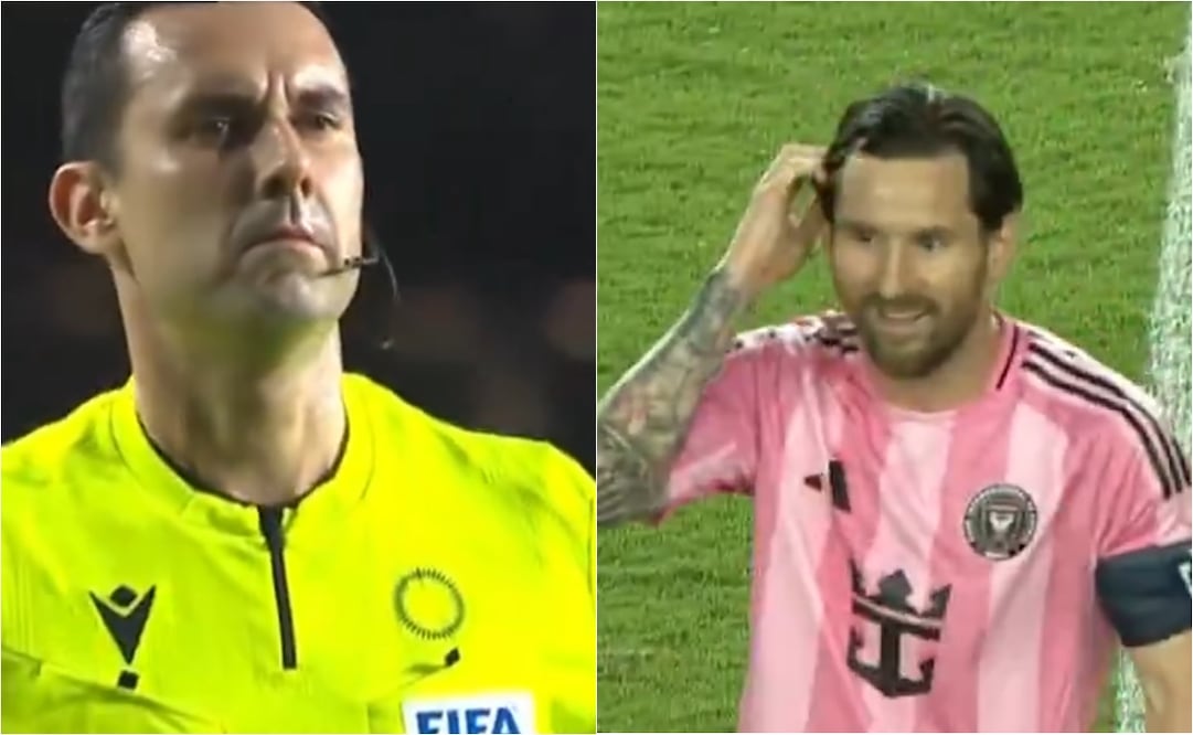 FOTO: ESPECIAL - César Arturo Ramos le anula gol a Messi; le borró la sonrisa al argentino