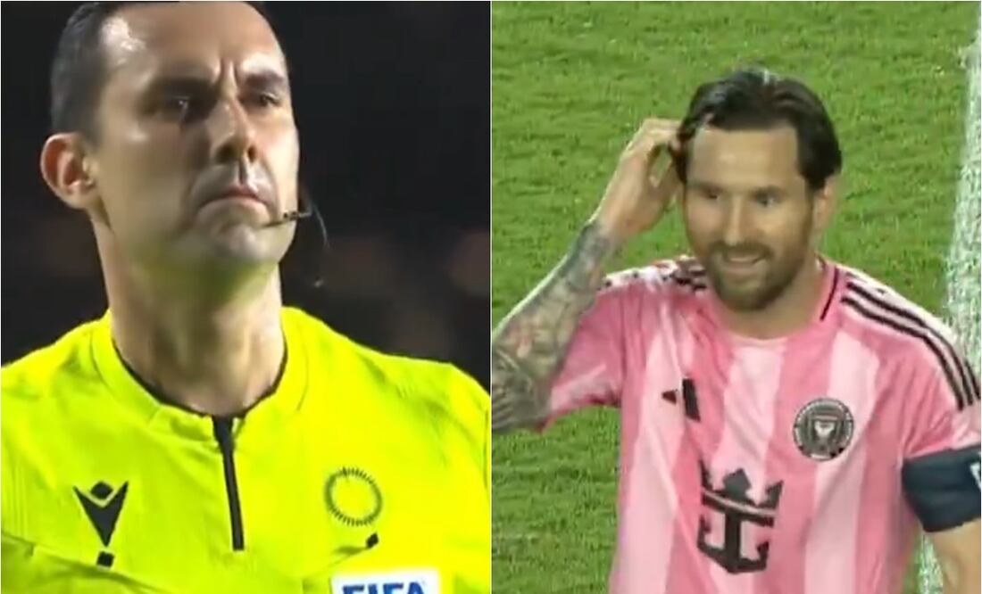 FOTO: ESPECIAL - César Arturo Ramos le anula gol a Messi; le borró la sonrisa al argentino