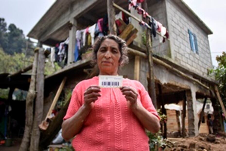 Casitas de madera para paliar el frío en las faldas del Popo 