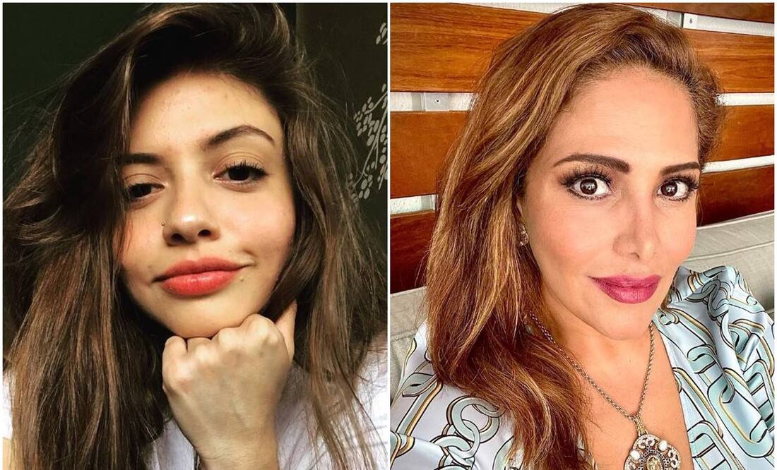 Daniela Parra y Vanessa Bauche discuten en redes. Fotos: Instagram.