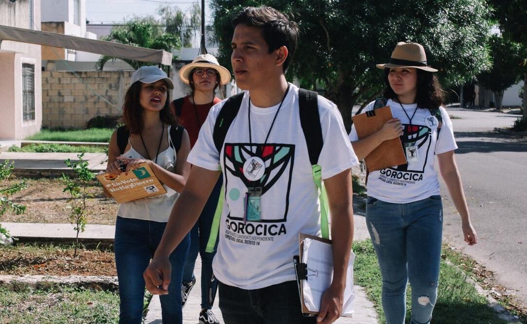 En cuanto a diputaciones locales el más avanzado en Adrián Gorocica, de Wiki Política, quien busca la candidatura por el IV distrito local de Mérida. (FOTO: Cuauhtémoc Moreno. EL UNIVERSAL)