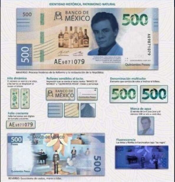 Los memes del nuevo billete de 500 pesos