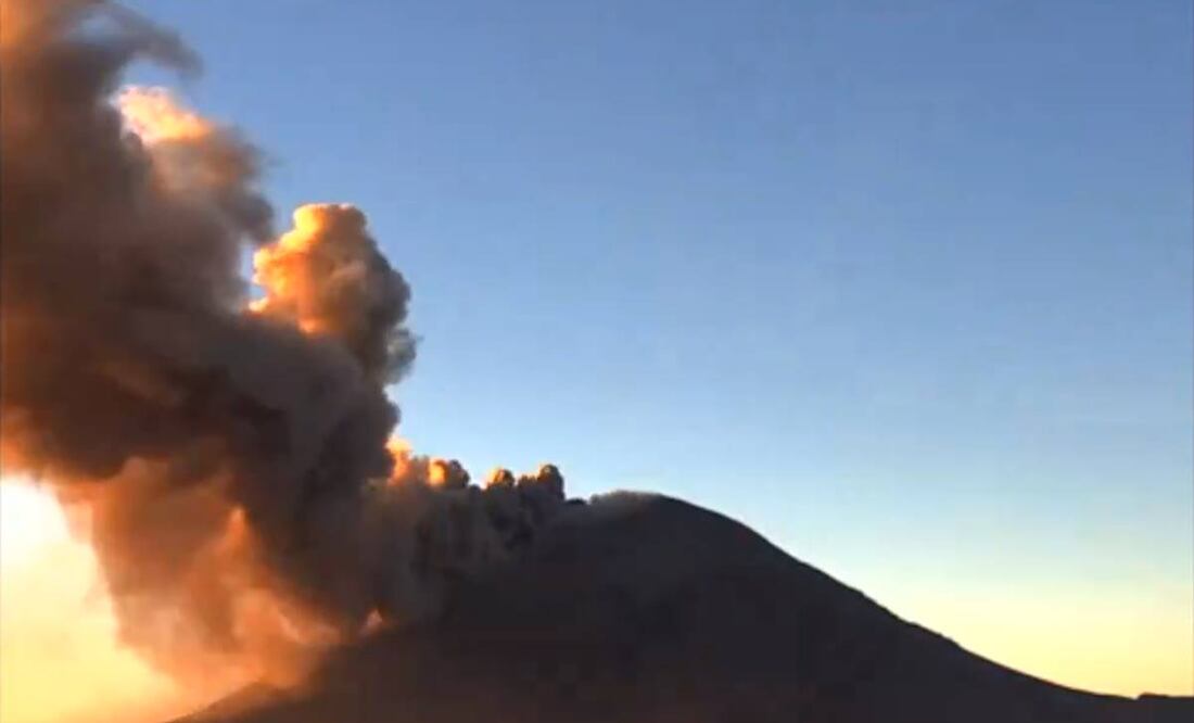 En Morelos, Estado de México y Tlaxcala no hay reporte de caída de ceniza. Foto: captura de pantalla