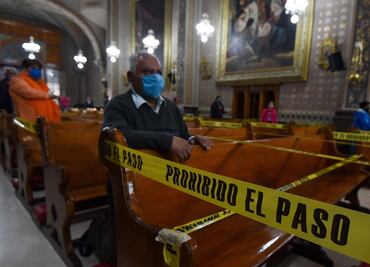 Cancelan misas con presencia de fieles tras regreso a semáforo rojo en CDMX y Edomex