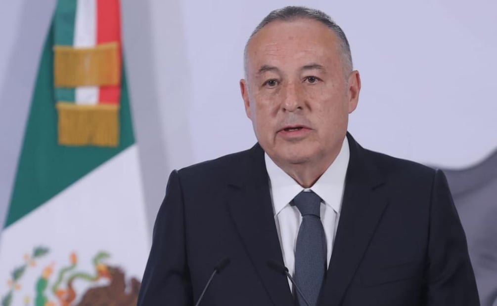 José Luis Cervantes Martínez, fiscal general de Justicia del Estado de México durante la conferencia de prensa de la presidenta Claudia Sheinbaum (21/04/2026). Foto: Gabriel Pano / EL UNIVERSAL