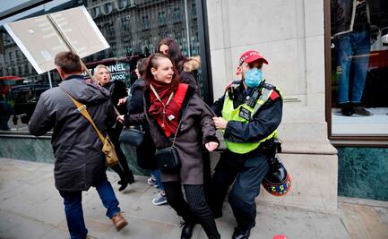 Al menos 60 detenidos tras manifestación anticonfinamiento en Londres