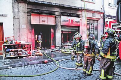 Se incendian locales en Cuauhtémoc e Iztapalapa