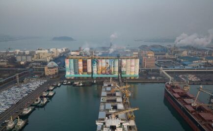 Silo en Corea del Sur, el mural más grande del mundo