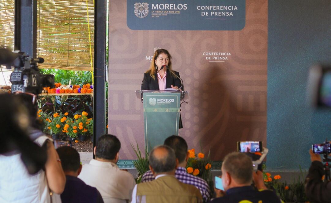 La gobernadora de Morelos, Margarita González Saravia opina sobre la orden de de bajar la publicación de la reforma judicial del DOF. Foto: Especial