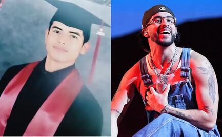 TikTok: Joven se gradúa del Cbtis y dedica logró a Bad Bunny; reacción de mamá se vuelve viral