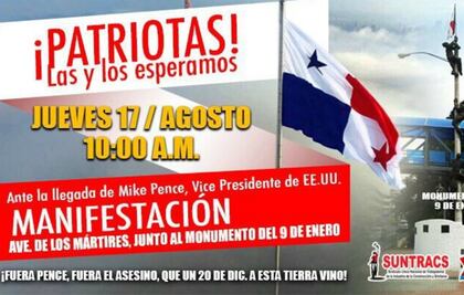 Pence será recibido hoy en Panamá con protestas por asedio de EU a Venezuela