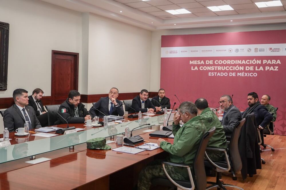 La reunión 23 se celebró en el Salón Guadalupe Victoria, de Palacio de Gobierno del Edomex. Foto: Especial