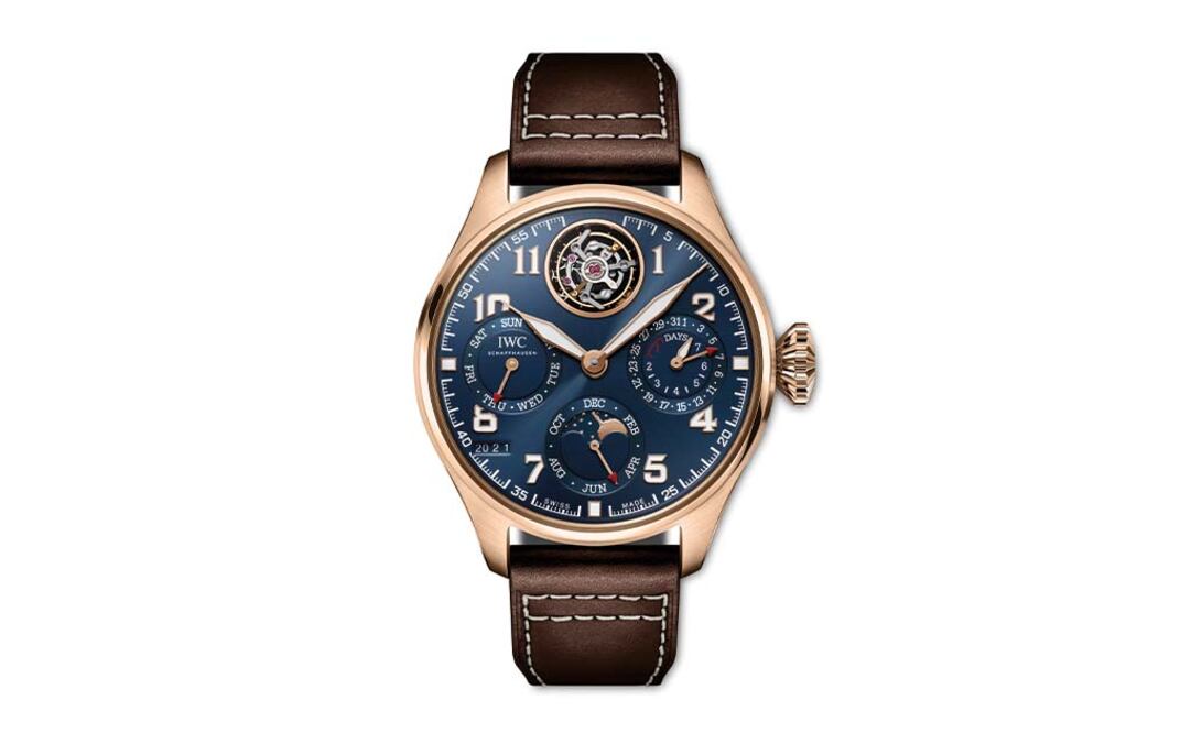 Gran Reloj de Aviador Calendario Perpetuo Tourbillon Edición El Principito.