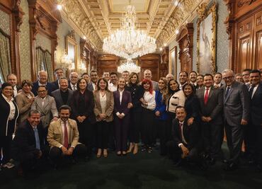 Claudia Sheinbaum se reúne con gobernadores de la 4T; planean fortalecer IMSS-Bienestar