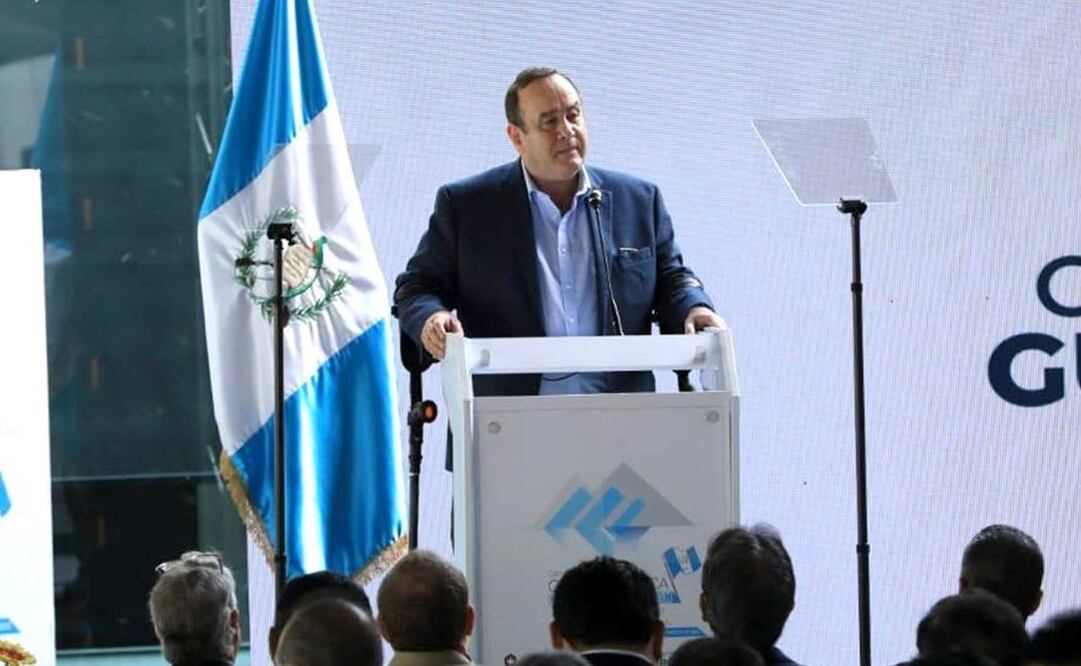 Alejandro Giammattei, presidente de Guatemala. Foto: EFE