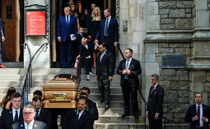 "Era la personalización del sueño americano", Donald Trump y sus hijos despiden a Ivana Trump en su funeral 