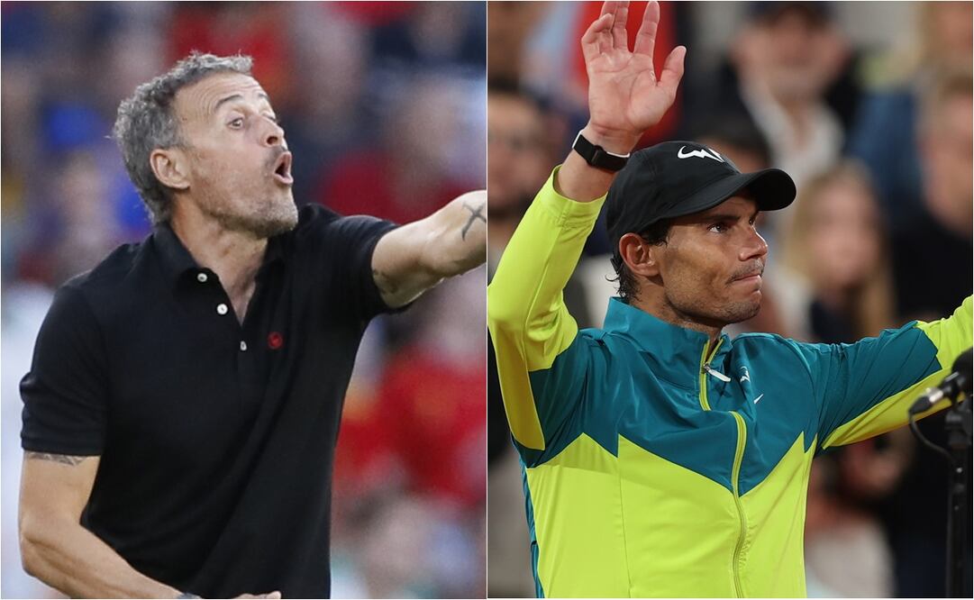 Luis Enrique reconoció el trabajo de Rafael Nadal en Roland Garros - FOTO: ESPECIAL