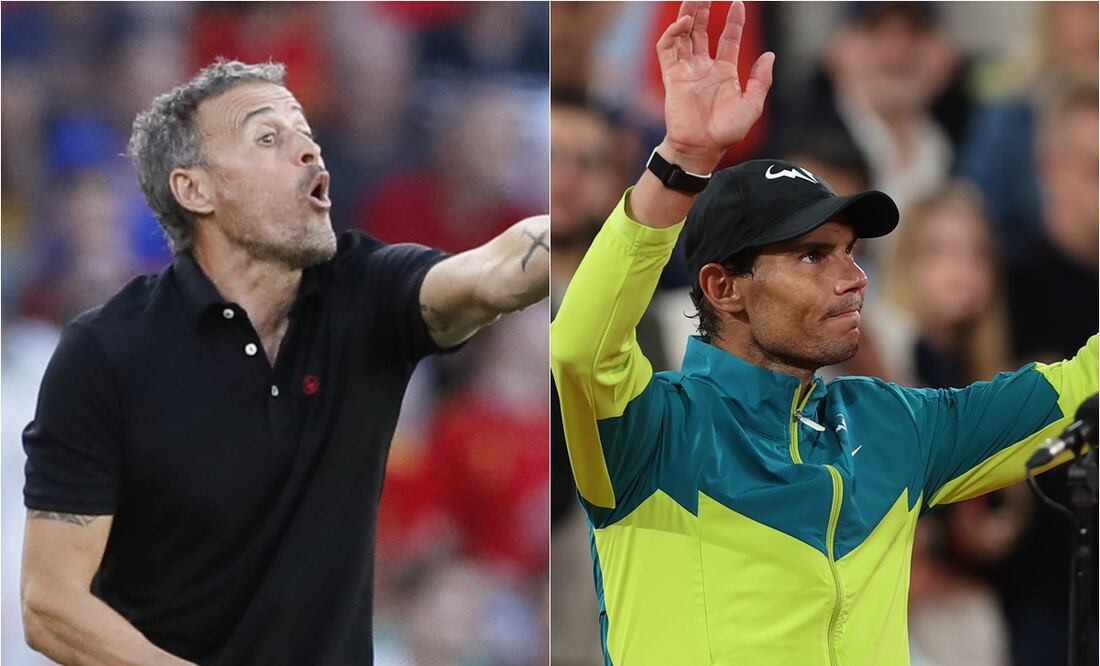 Luis Enrique reconoció el trabajo de Rafael Nadal en Roland Garros - FOTO: ESPECIAL