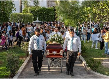 Dan el último adiós a joven que murió en operativo policial en Zacatecas; familia pide “Justicia por Omarcito”