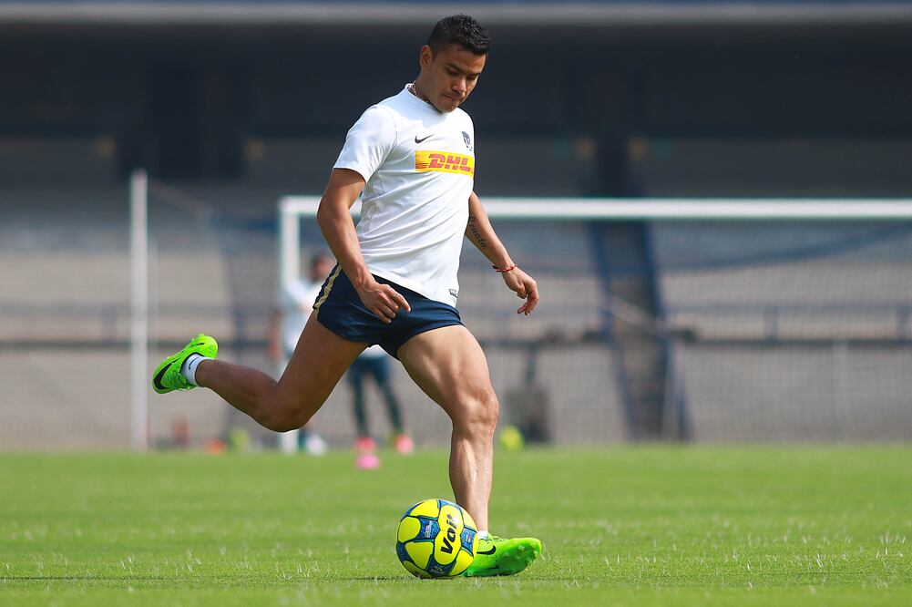 Imago7. Pablo Barrera durante un entrenamiento en Ciudad Universitaria