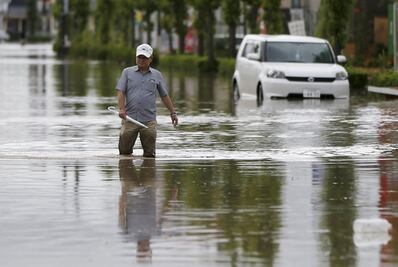 Japón ordena desalojo de 100 mil personas por temor a inundaciones