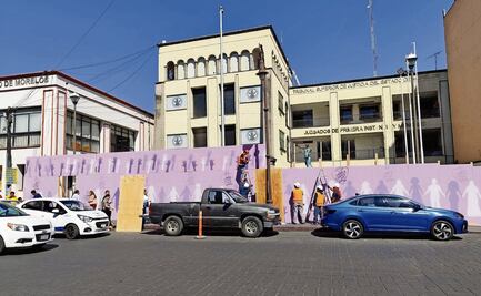 Blindan edificios ante marchas del Día de la Mujer