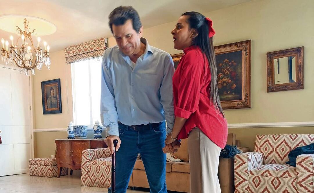 En ensayo, los artistas Jorge Lagunes y Génesis Moreno, quienes alternan a los personajes de Rigoletto y Gilda. (16/04/2025) Foto: Compañia Nacional de Ópera