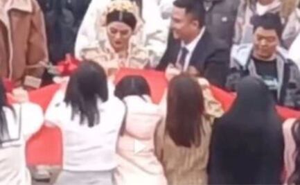 Hombre infiel es sorprendido por todas sus exnovias el día de su boda: "hoy te destruiremos"