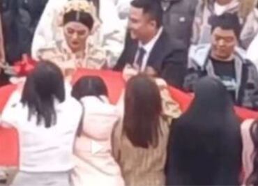 Hombre infiel es sorprendido por todas sus exnovias el día de su boda: "hoy te destruiremos"