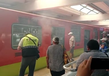 Se registra humo dentro de estación del Metro Indios Verdes; una muleta cayó a las vías