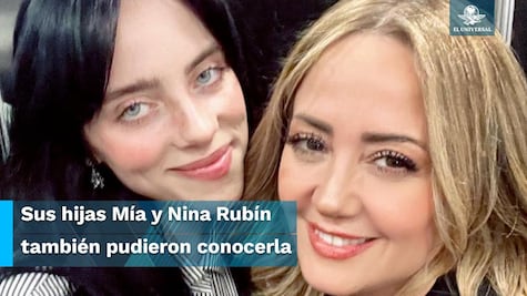 Andrea Legarreta presume foto con Billie Eilish y le llueve la envidia