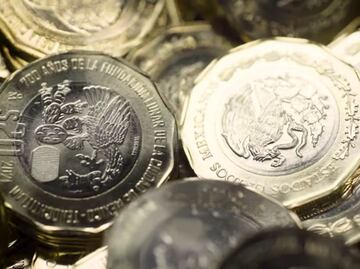 Monedas de 20 pesos mexicanas ganan concurso mundial