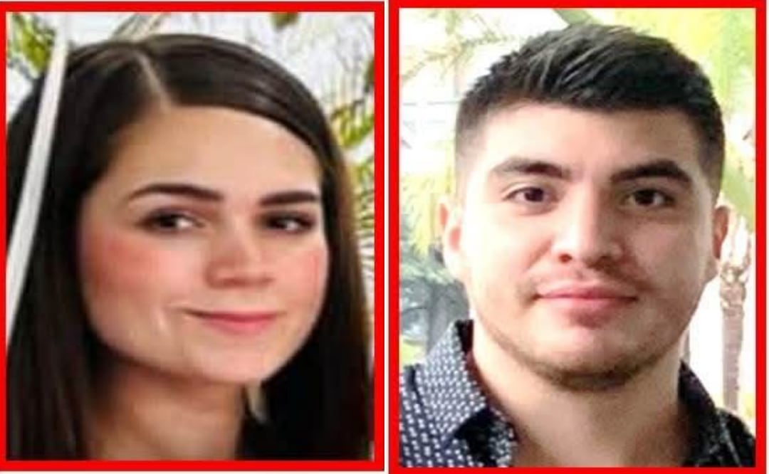 Las víctimas desaparecidos en Sabinas Hidalgo, Nuevo León, fueron identificados como Santiago Jr. Flores Guajardo y su pareja, Indra Nabila Ibarra Cortés (30/04/2025). Foto: Especial