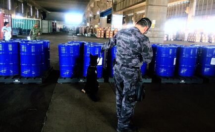 Aseguran 10 mil litros de precursores químicos en Michoacán 