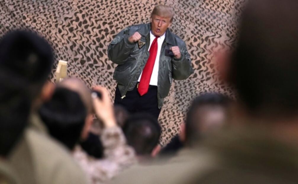 Cuando Trump reveló “sin querer” las operaciones de la base aérea atacada en Irak