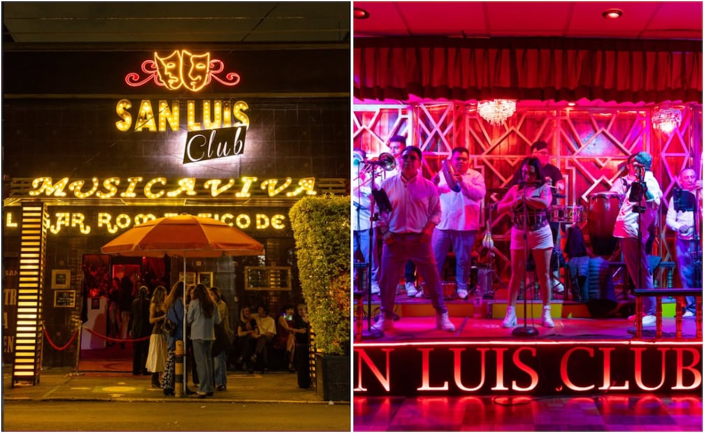 La artista describió el ambiente del Club San Luis como un lugar donde se respira "esa energía tan particular de la Ciudad de México". Foto: Instagram @sanluisclubroma