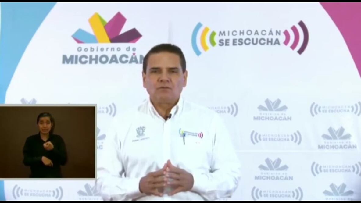 El gobernador Silvano Aureoles dijo que la medida es para proteger la salud de la población. Foto: Especial