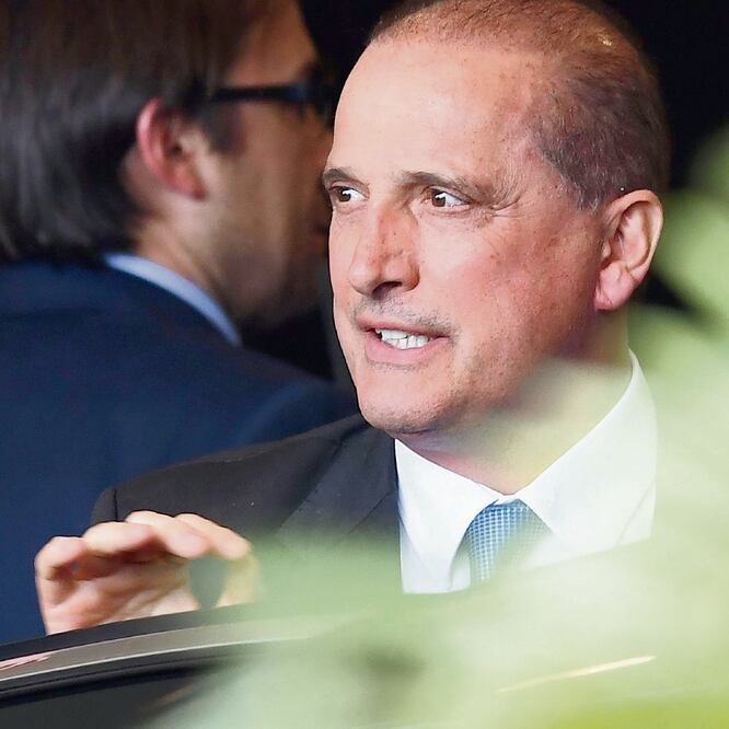 Bajo la lupa. Onyx Lorenzoni, el futuro jefe de gabinete del presidente electo brasileño Jair Bolsonaro. EVARISTO SA. AFP