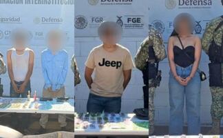 Operativos en Culiacán dejan cuatro detenidos; aseguran armas, droga y motocicletas