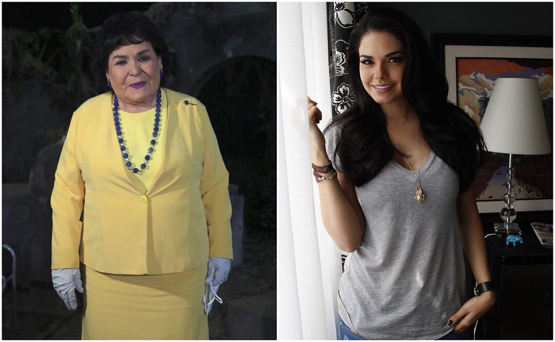 Carmen Salinas y Livia Brito. Fotos: Adriana Hernández y archivo