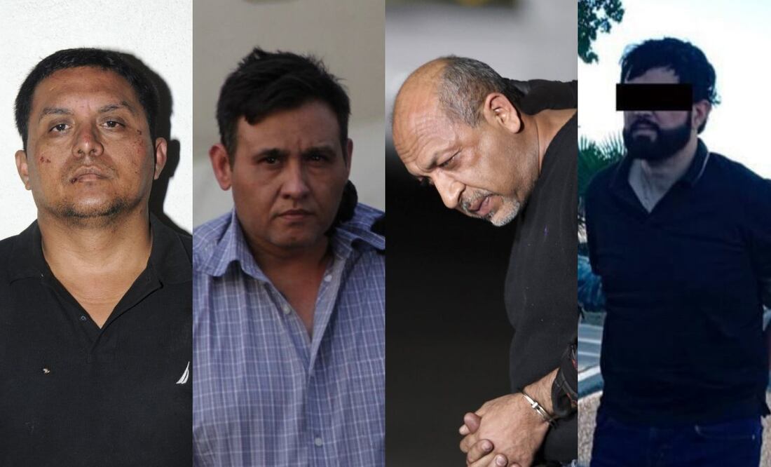 Miguel Angel Treviño Morales “Z40”, Omar Treviño Morales “Z-42”, Servando Gómez Martínez "La Tuta" y Juan Carlos Félix Gastelum “Chavo Félix” han sido entregados a autoridades estadounidenses. Fotos: Cuartoscuro