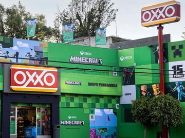 Oxxo con temática de Minecraft desata furor en redes sociales: ¿dónde se encuentra?